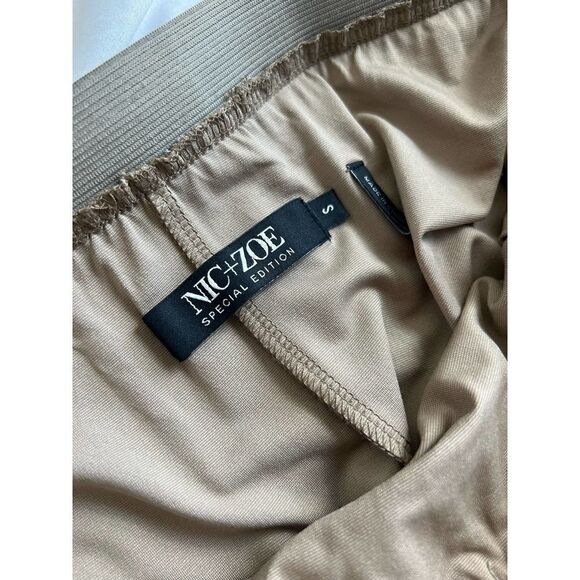 NIC + ZOE NWT MAXI ZIG ZAG TULLE SKIRT SIZE SMALL TAUPE - Picture 8 of 11